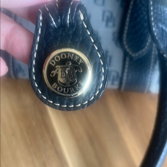Dooney & Bourke Black and Gray Satchel - Picture 4 of 5